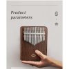 Hluru Kalimba elektryczna 17 ton KEQ17-BlackWalnut